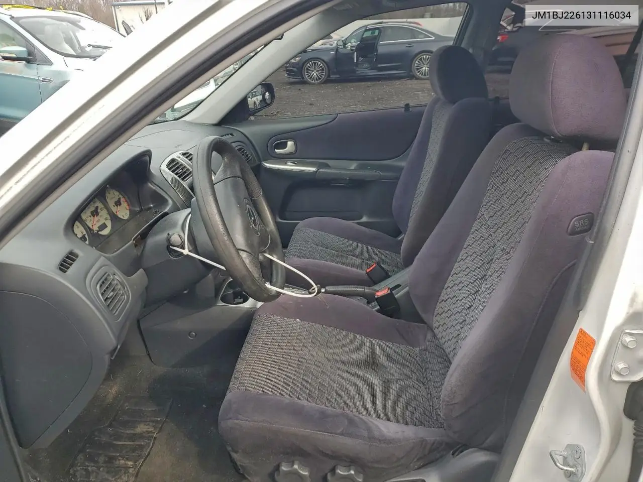 JM1BJ226131116034 2003 Mazda Protege Dx