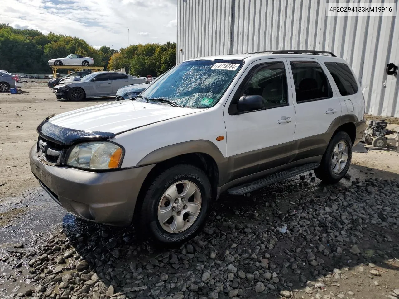 4F2CZ94133KM19916 2003 Mazda Tribute Lx