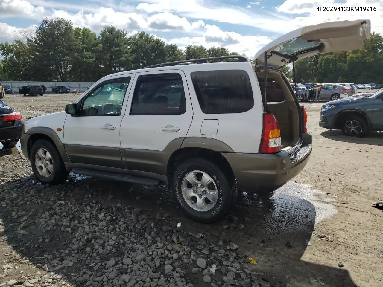 4F2CZ94133KM19916 2003 Mazda Tribute Lx