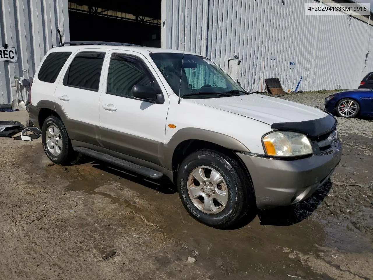 4F2CZ94133KM19916 2003 Mazda Tribute Lx