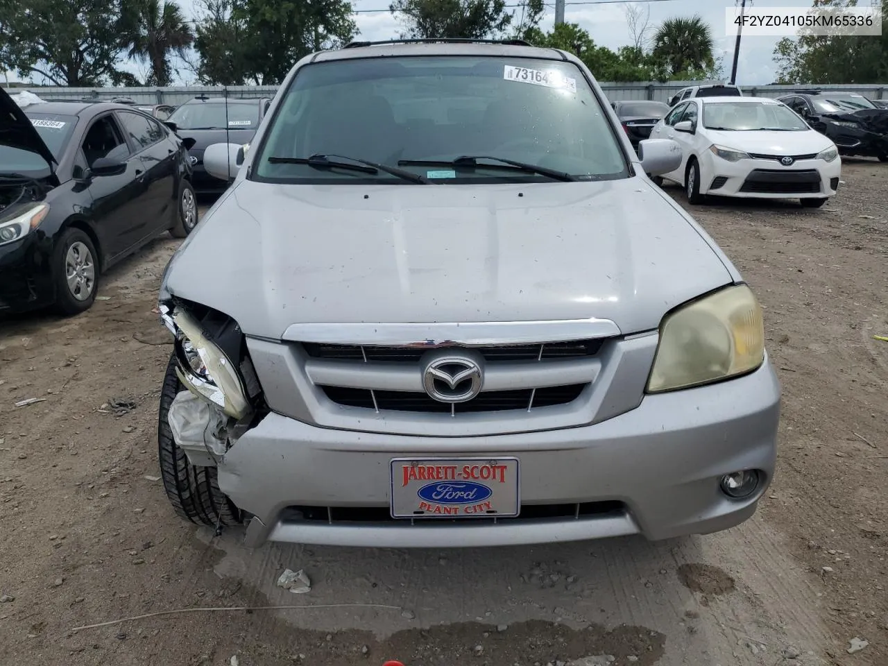 4F2YZ04105KM65336 2005 Mazda Tribute S