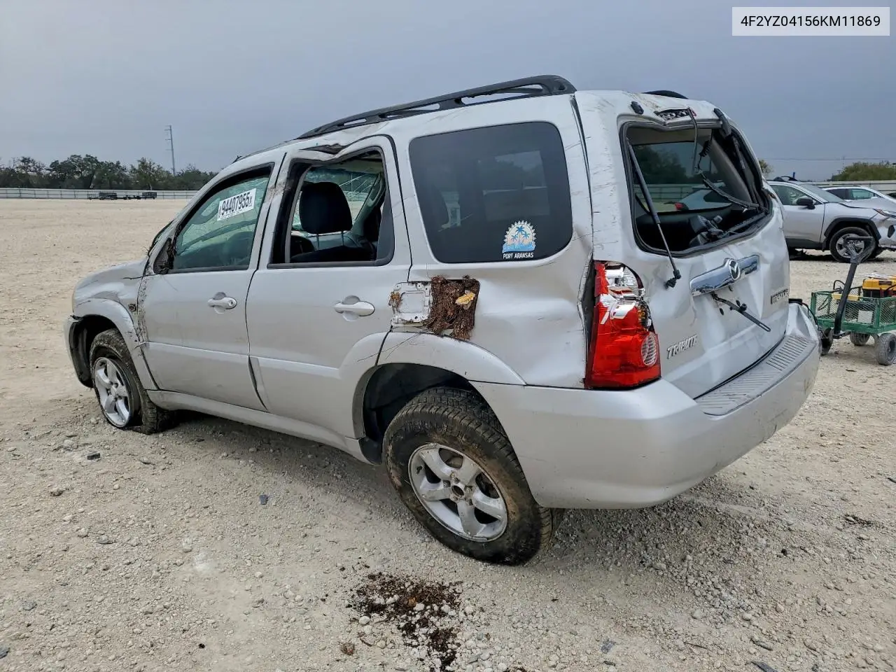 4F2YZ04156KM11869 2006 Mazda Tribute S