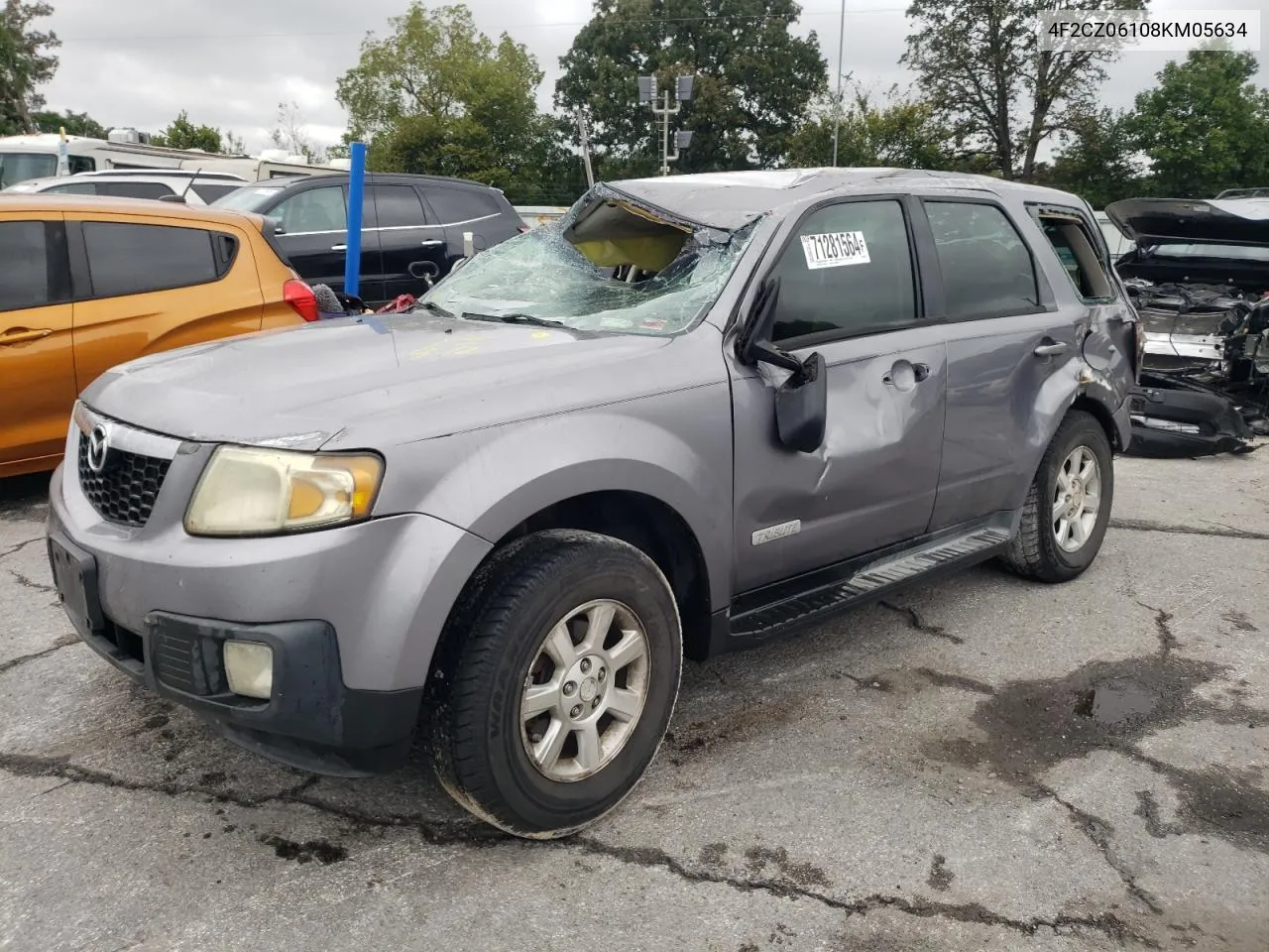 4F2CZ06108KM05634 2008 Mazda Tribute S