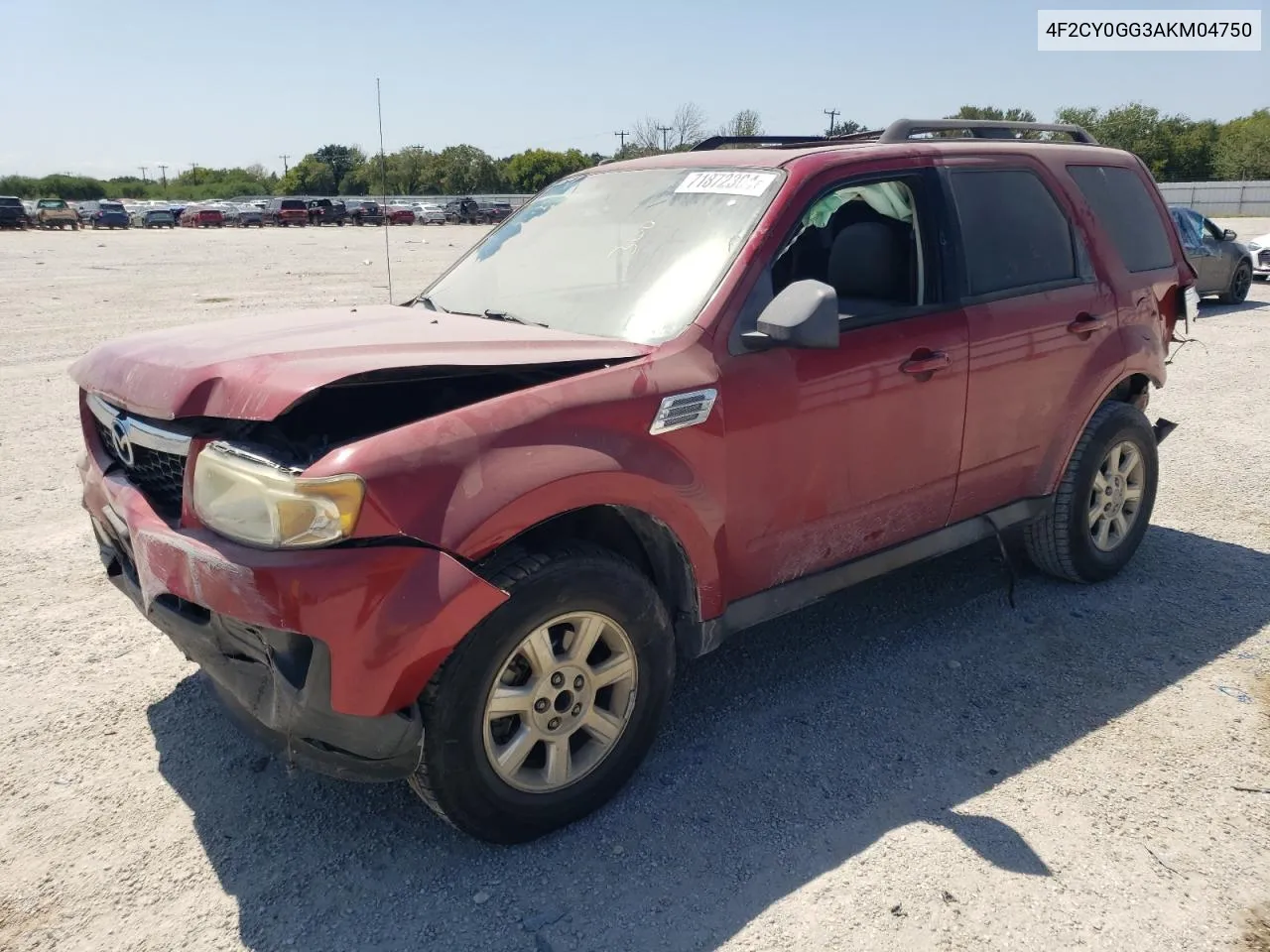 4F2CY0GG3AKM04750 2010 Mazda Tribute S