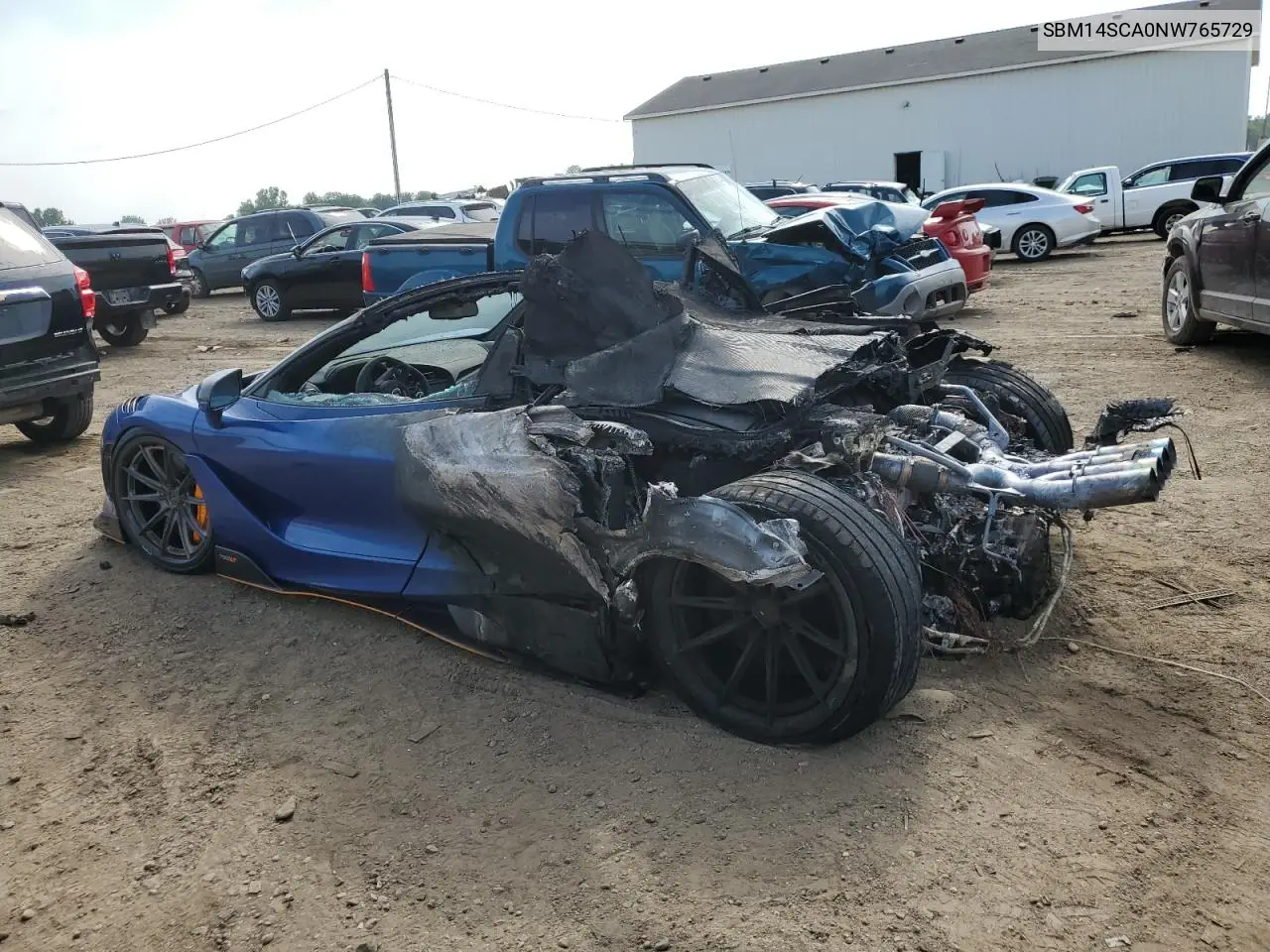 2022 Mclaren Automotive 765Lt VIN: SBM14SCA0NW765729 Lot: 62393833