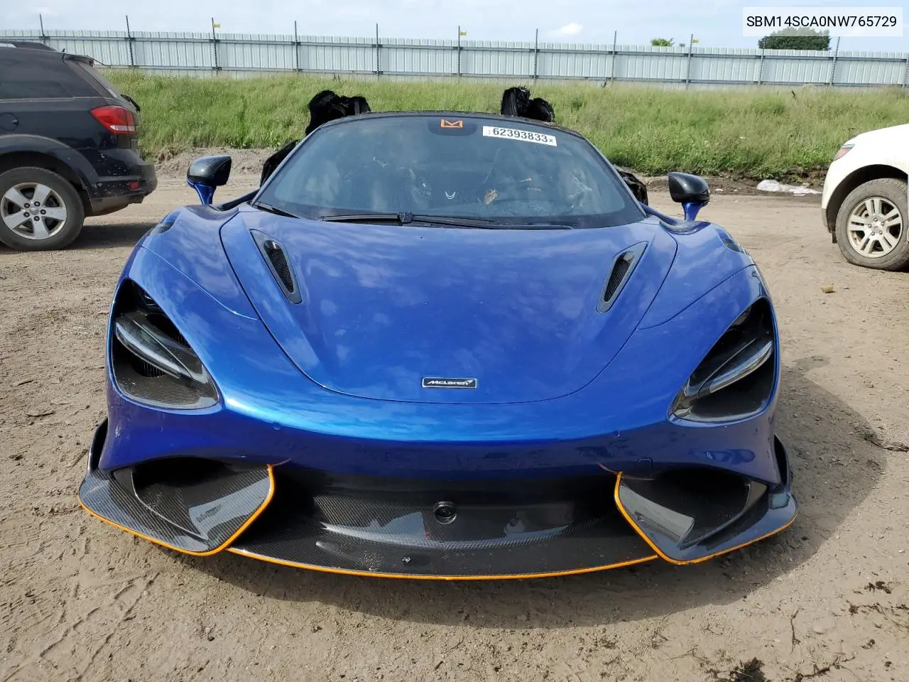 2022 Mclaren Automotive 765Lt VIN: SBM14SCA0NW765729 Lot: 62393833