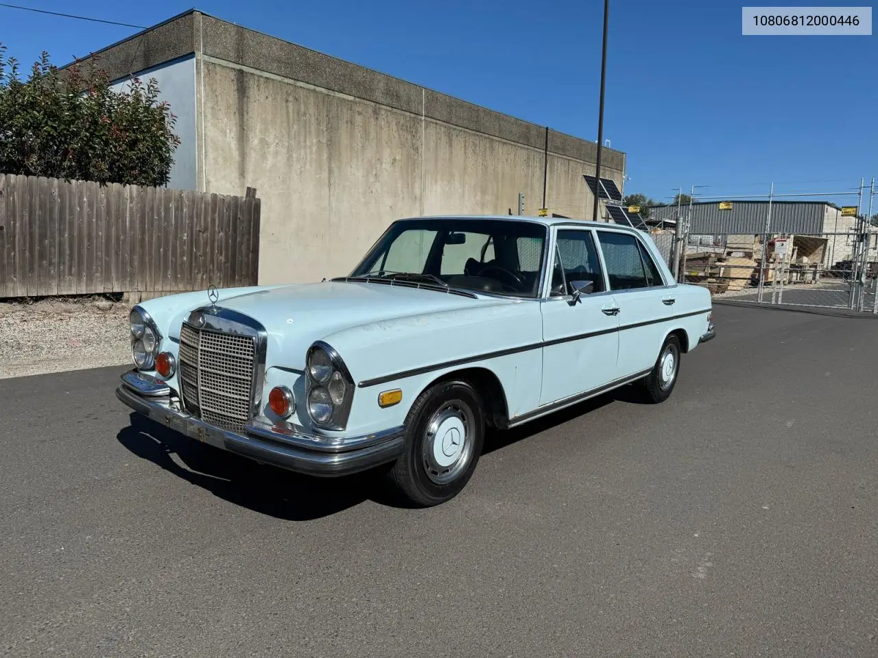 10806812000446 1972 Mercedes Benz 280Sel 4.5