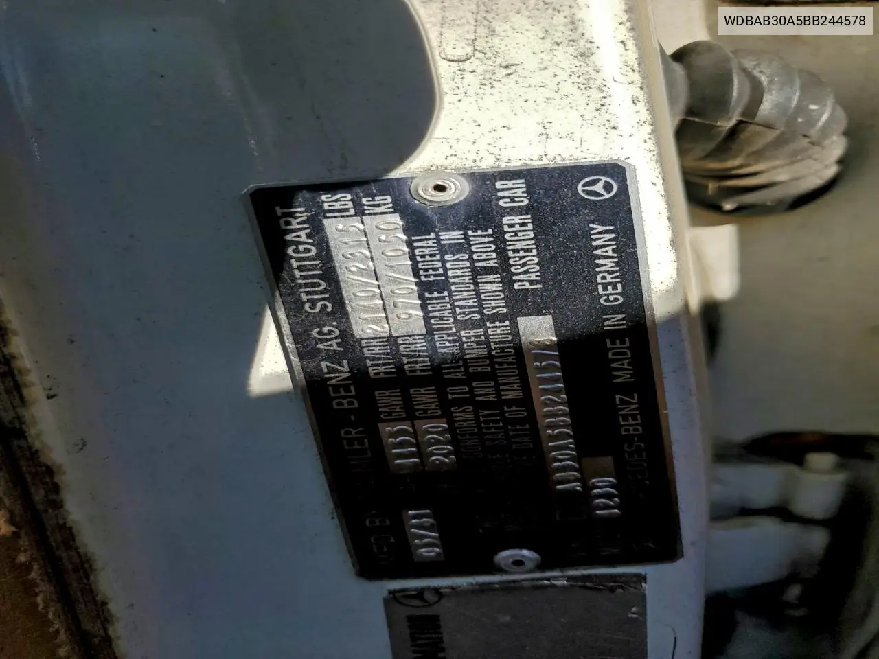 WDBAB30A5BB244578 1981 Mercedes-Benz 300 D