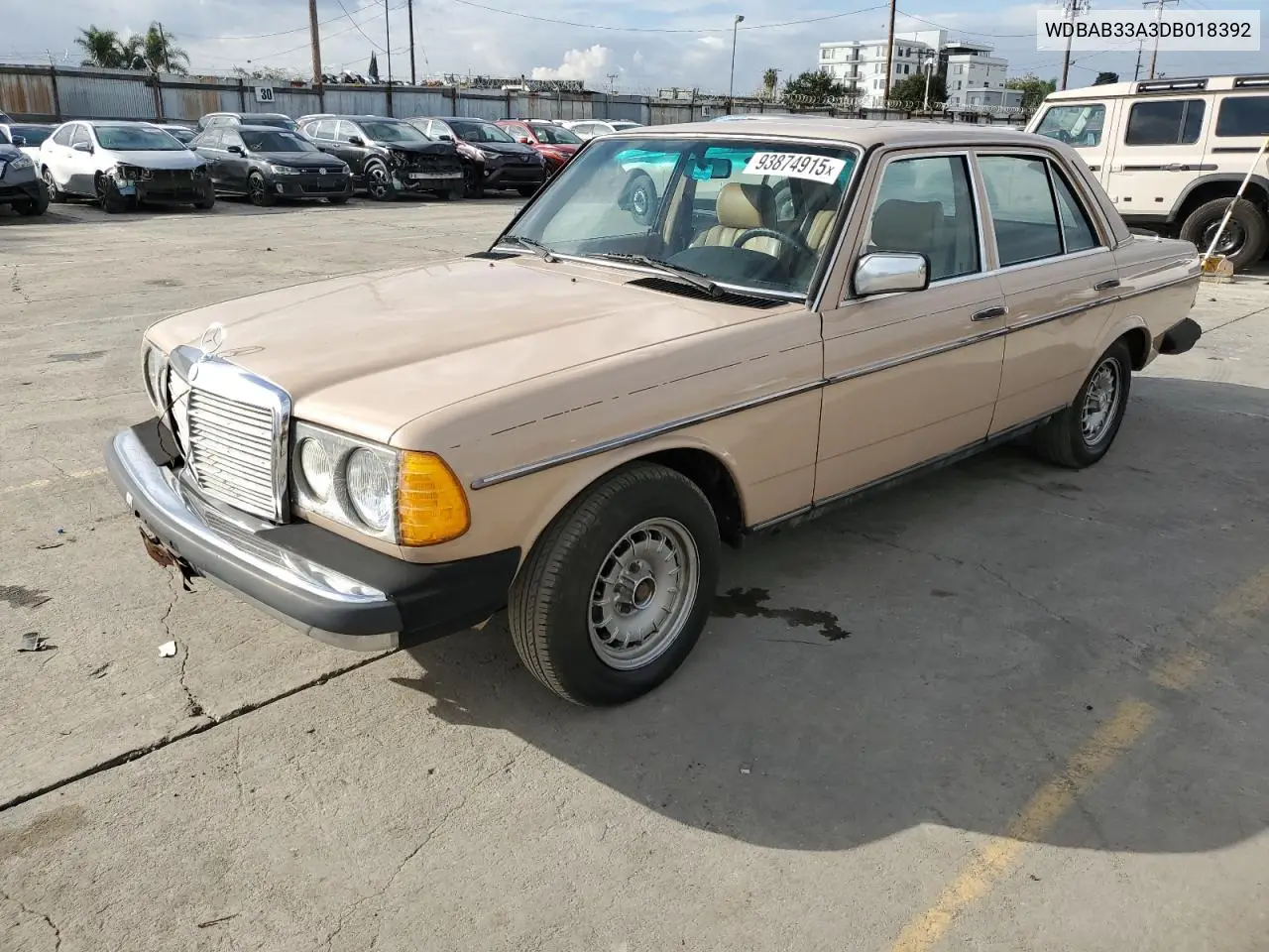 WDBAB33A3DB018392 1983 Mercedes-Benz 300 Dt
