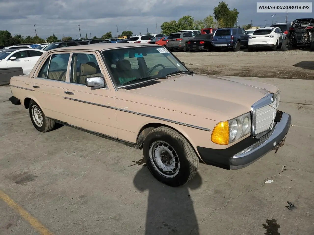 WDBAB33A3DB018392 1983 Mercedes-Benz 300 Dt