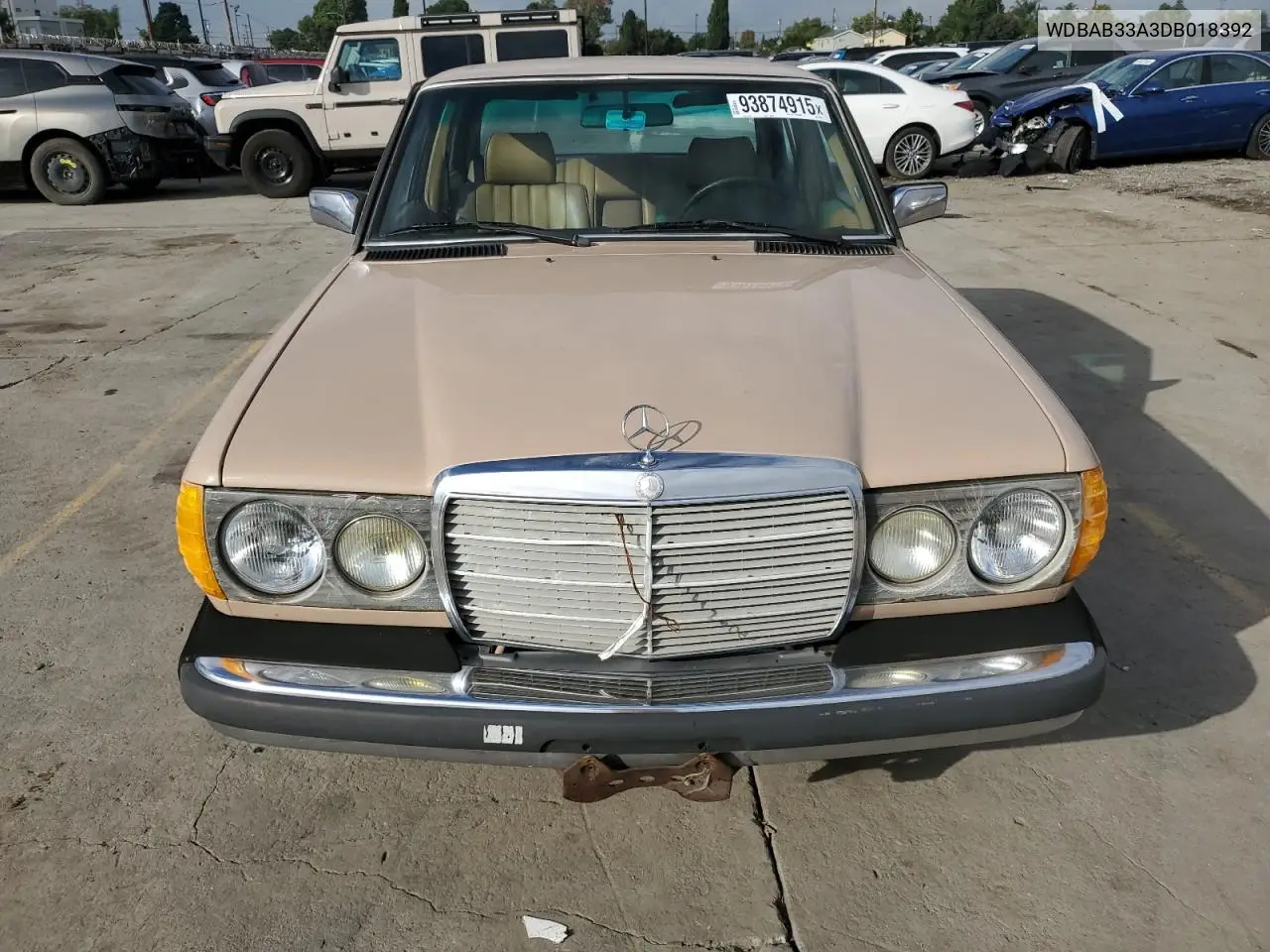 WDBAB33A3DB018392 1983 Mercedes-Benz 300 Dt