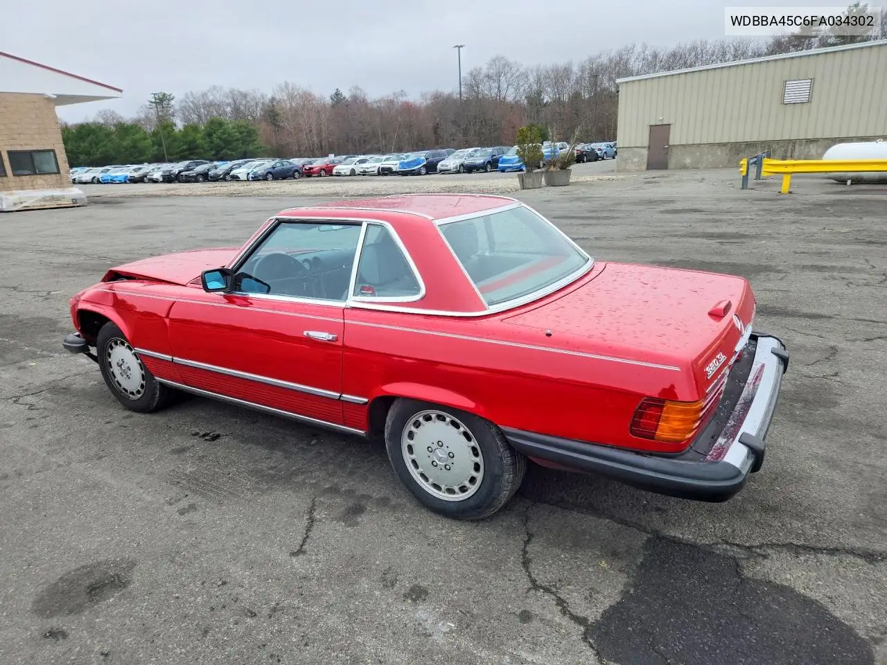 1985 Mercedes-Benz 380 Sl VIN: WDBBA45C6FA034302 Lot: 45696674