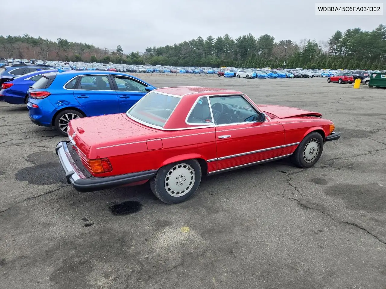 1985 Mercedes-Benz 380 Sl VIN: WDBBA45C6FA034302 Lot: 45696674