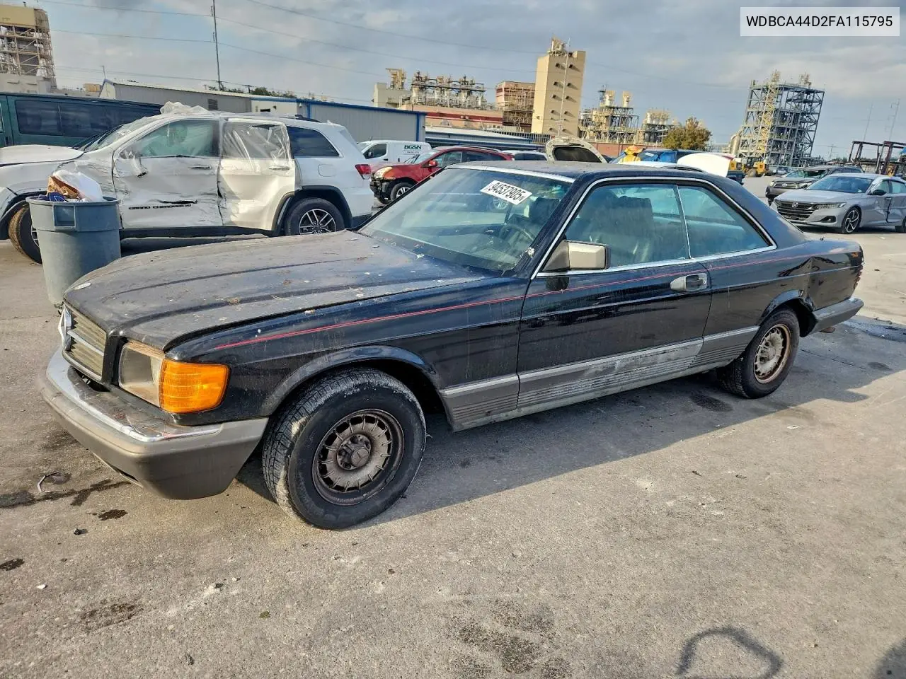 WDBCA44D2FA115795 1985 Mercedes-Benz 500 Sec