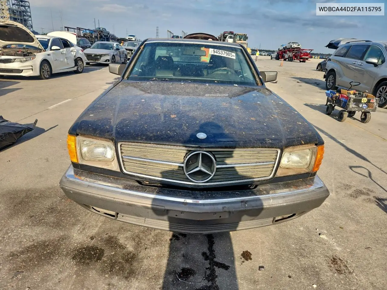 WDBCA44D2FA115795 1985 Mercedes-Benz 500 Sec