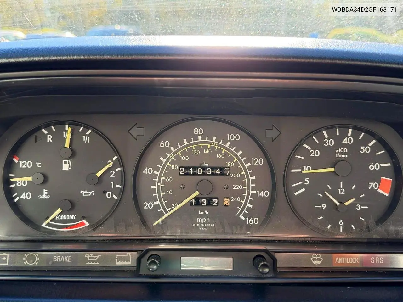 WDBDA34D2GF163171 1986 Mercedes-Benz 190 E 2.3-16