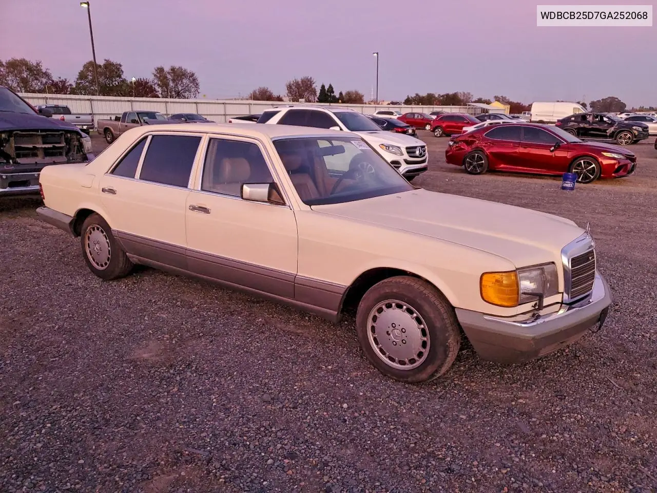 WDBCB25D7GA252068 1986 Mercedes-Benz 300 Sdl