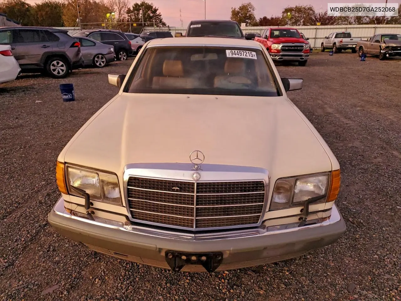 WDBCB25D7GA252068 1986 Mercedes-Benz 300 Sdl