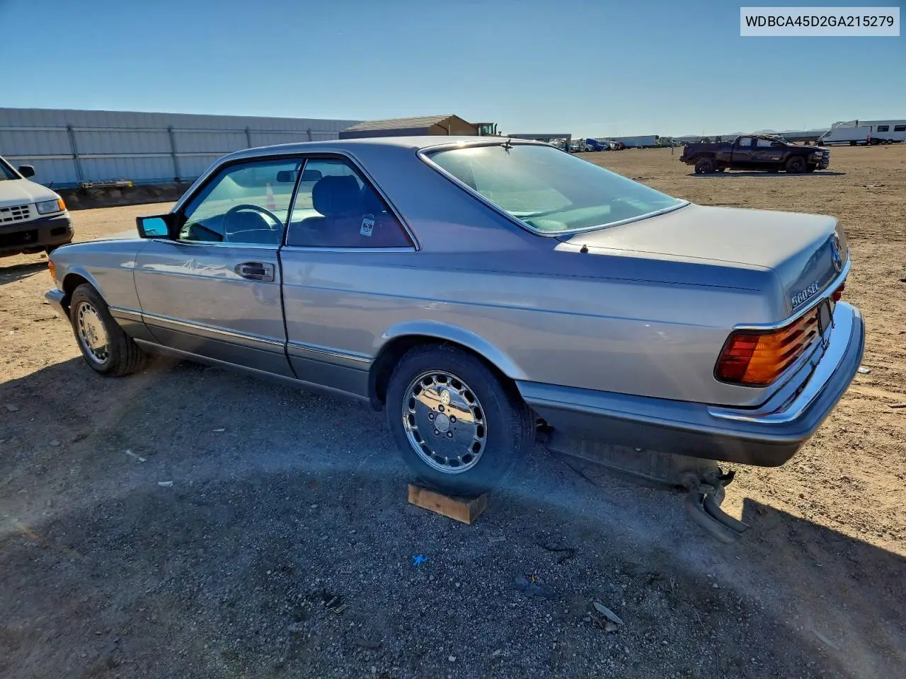 WDBCA45D2GA215279 1986 Mercedes-Benz 560 Sec