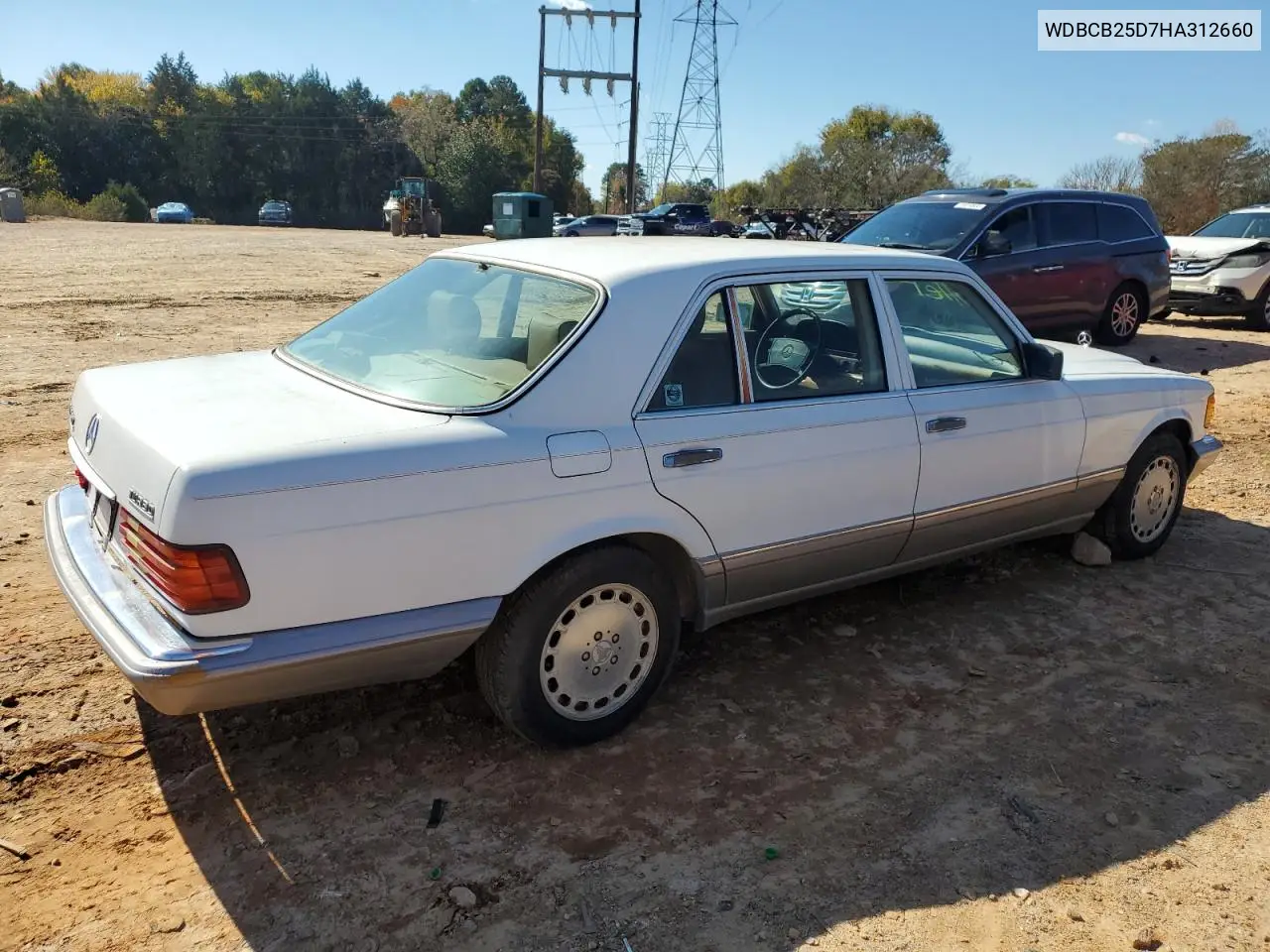 WDBCB25D7HA312660 1987 Mercedes-Benz 300 Sdl