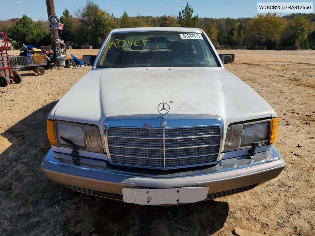 WDBCB25D7HA312660 1987 Mercedes-Benz 300 Sdl