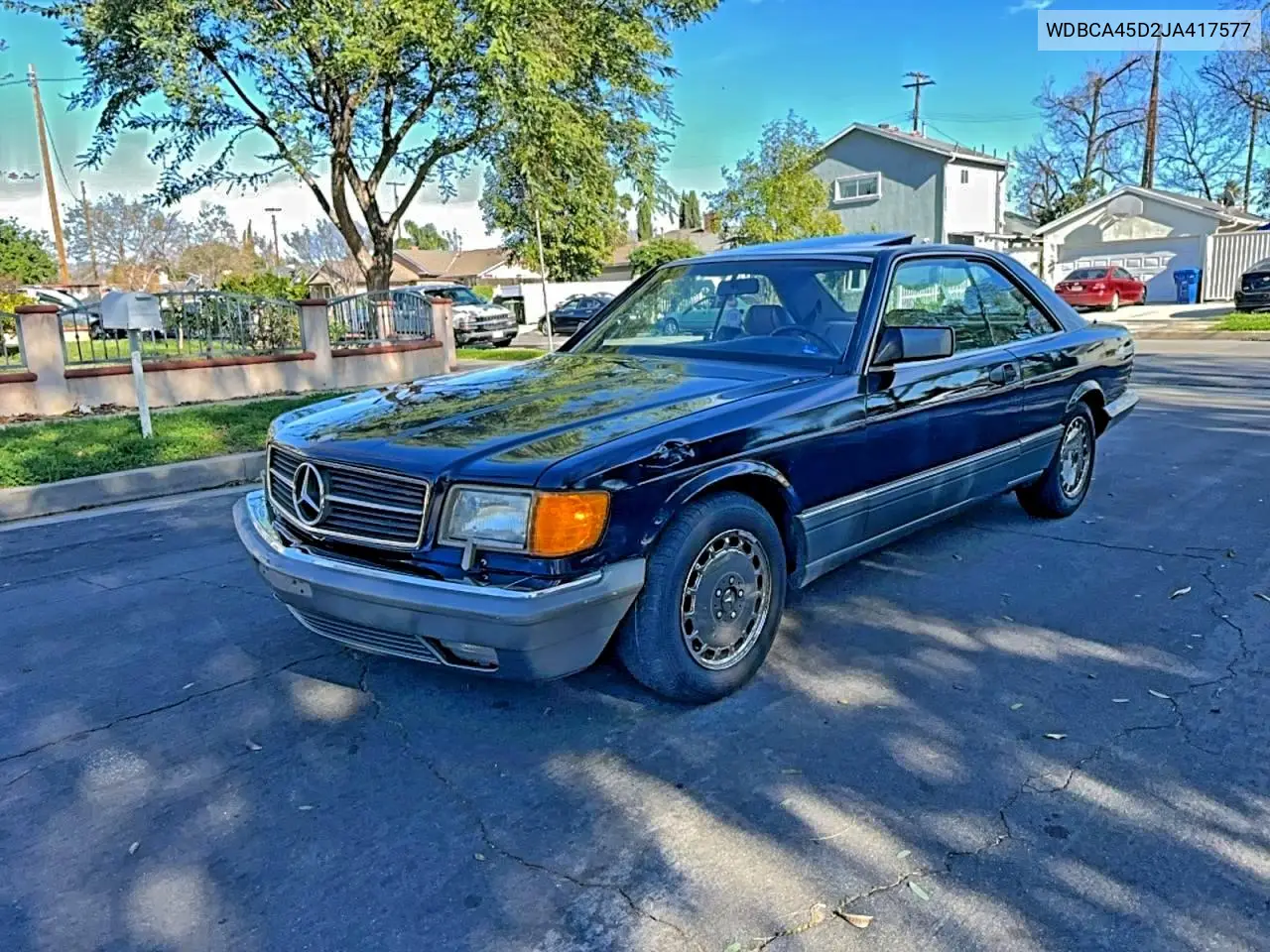 WDBCA45D2JA417577 1988 Mercedes-Benz 560 Sec