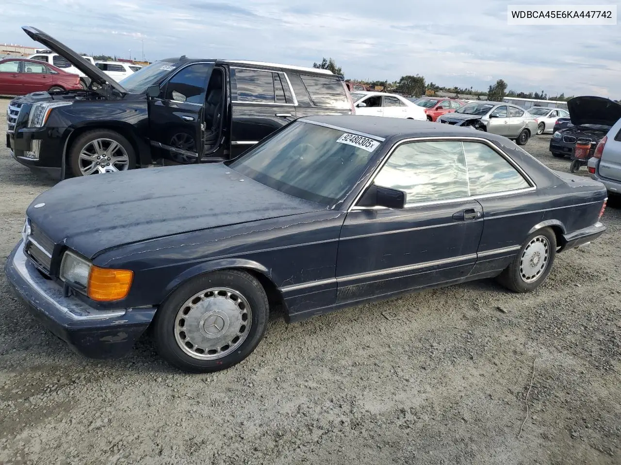 WDBCA45E6KA447742 1989 Mercedes-Benz 560 Sec