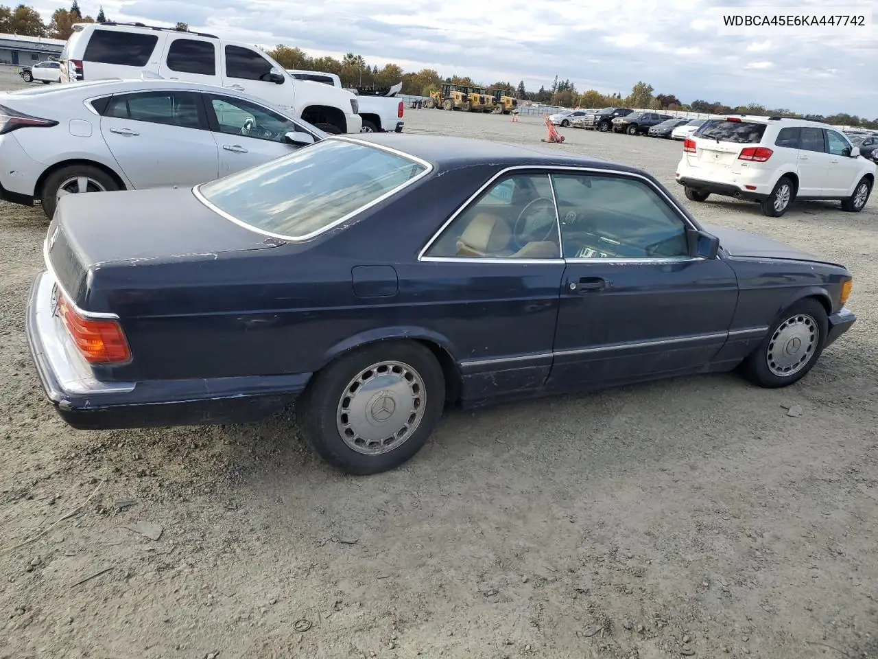 WDBCA45E6KA447742 1989 Mercedes-Benz 560 Sec