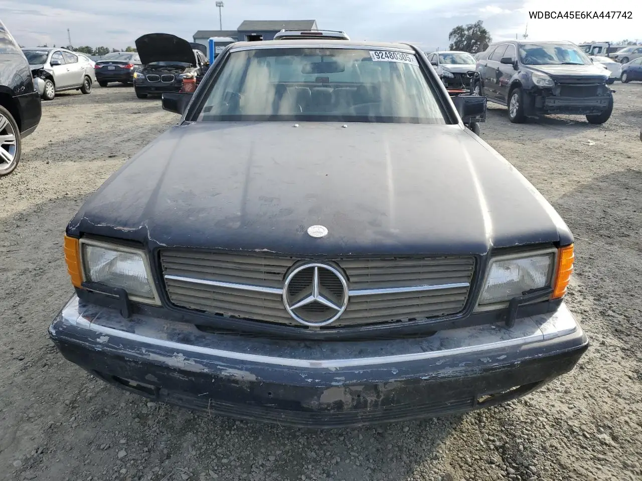 WDBCA45E6KA447742 1989 Mercedes-Benz 560 Sec