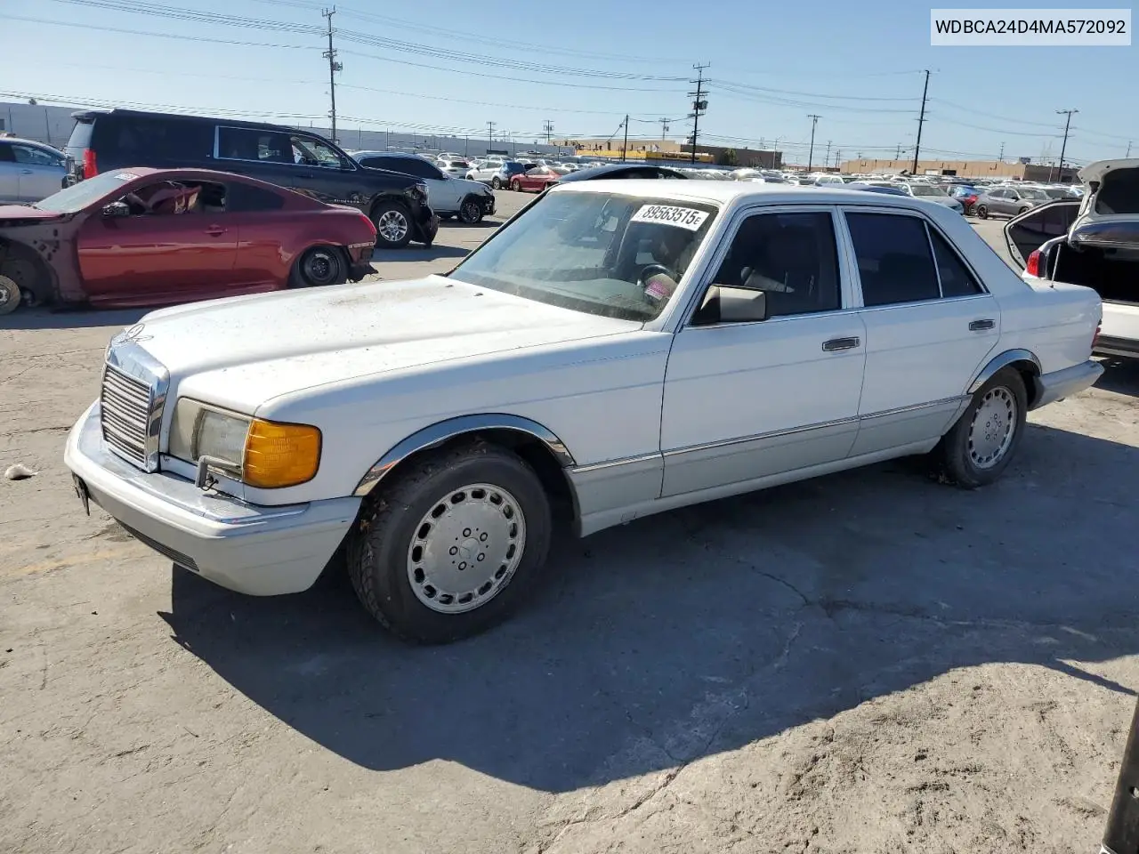 WDBCA24D4MA572092 1991 Mercedes-Benz 300 Se