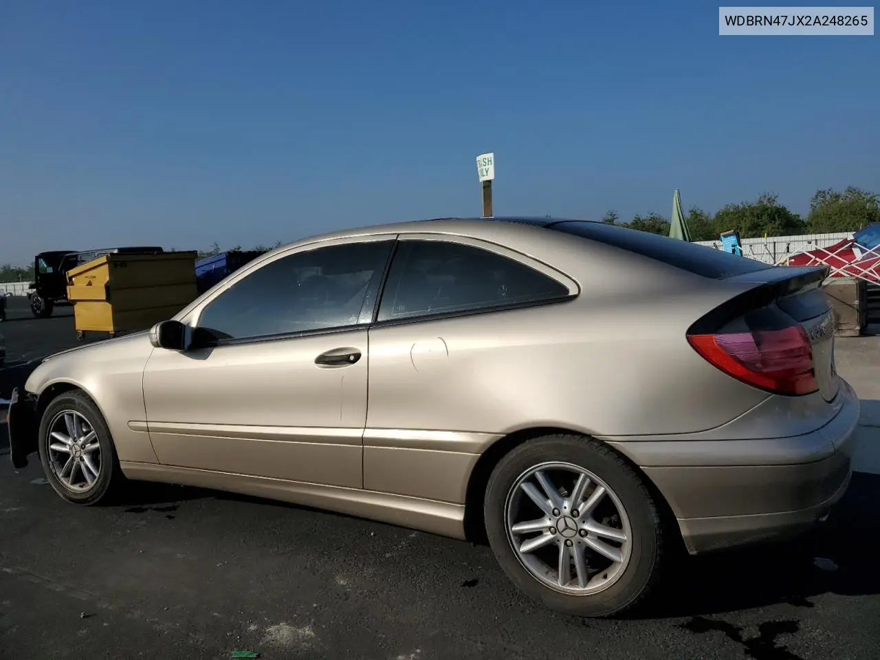 WDBRN47JX2A248265 2002 Mercedes-Benz C 230K Sport Coupe