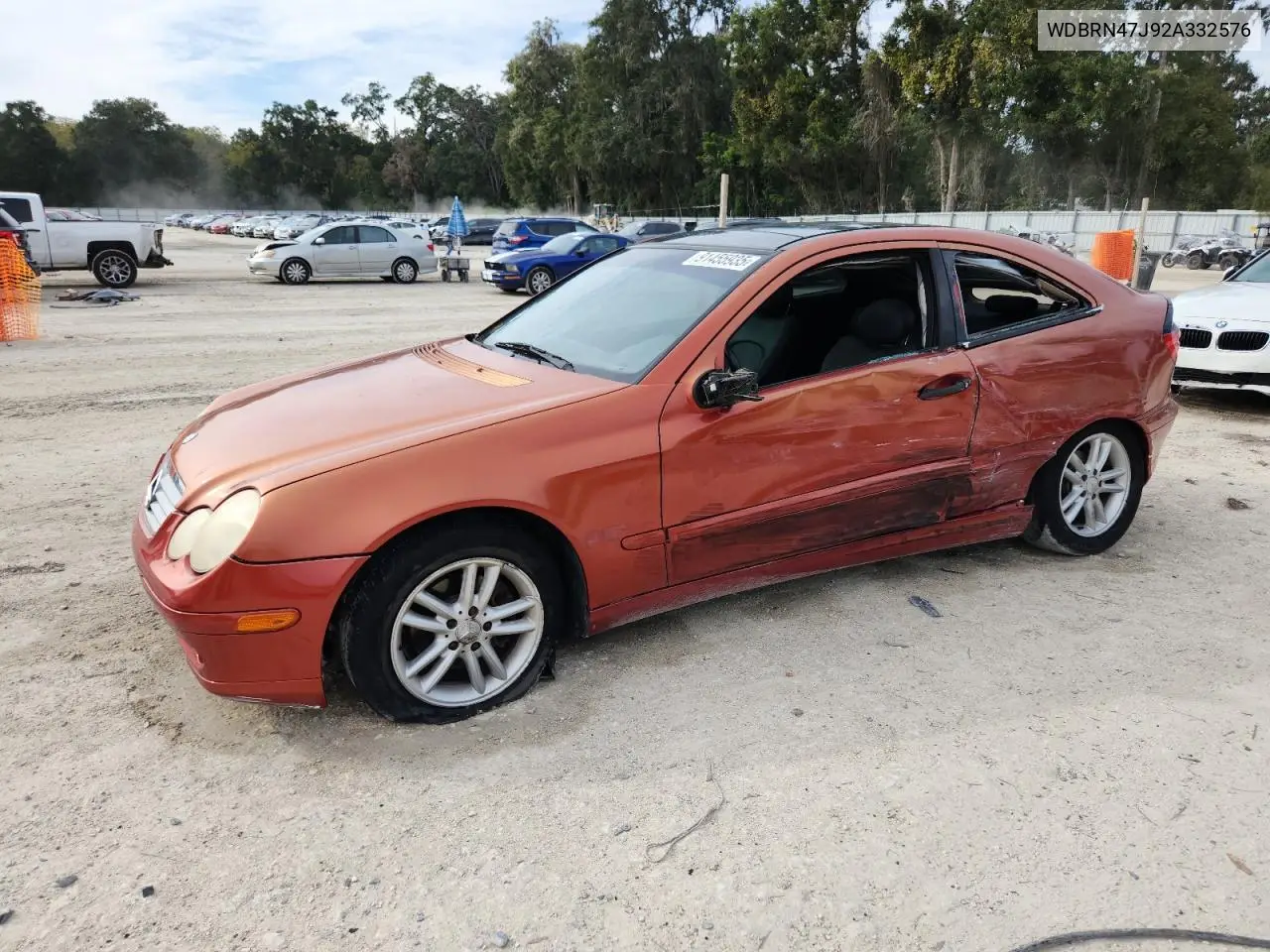 WDBRN47J92A332576 2002 Mercedes-Benz C 230K Sport Coupe