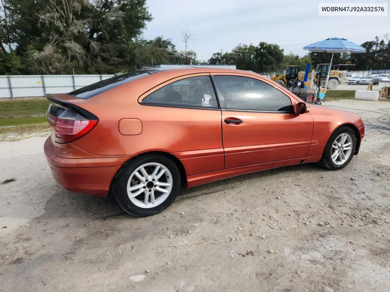 WDBRN47J92A332576 2002 Mercedes-Benz C 230K Sport Coupe
