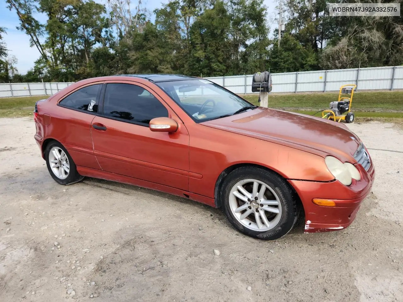WDBRN47J92A332576 2002 Mercedes-Benz C 230K Sport Coupe
