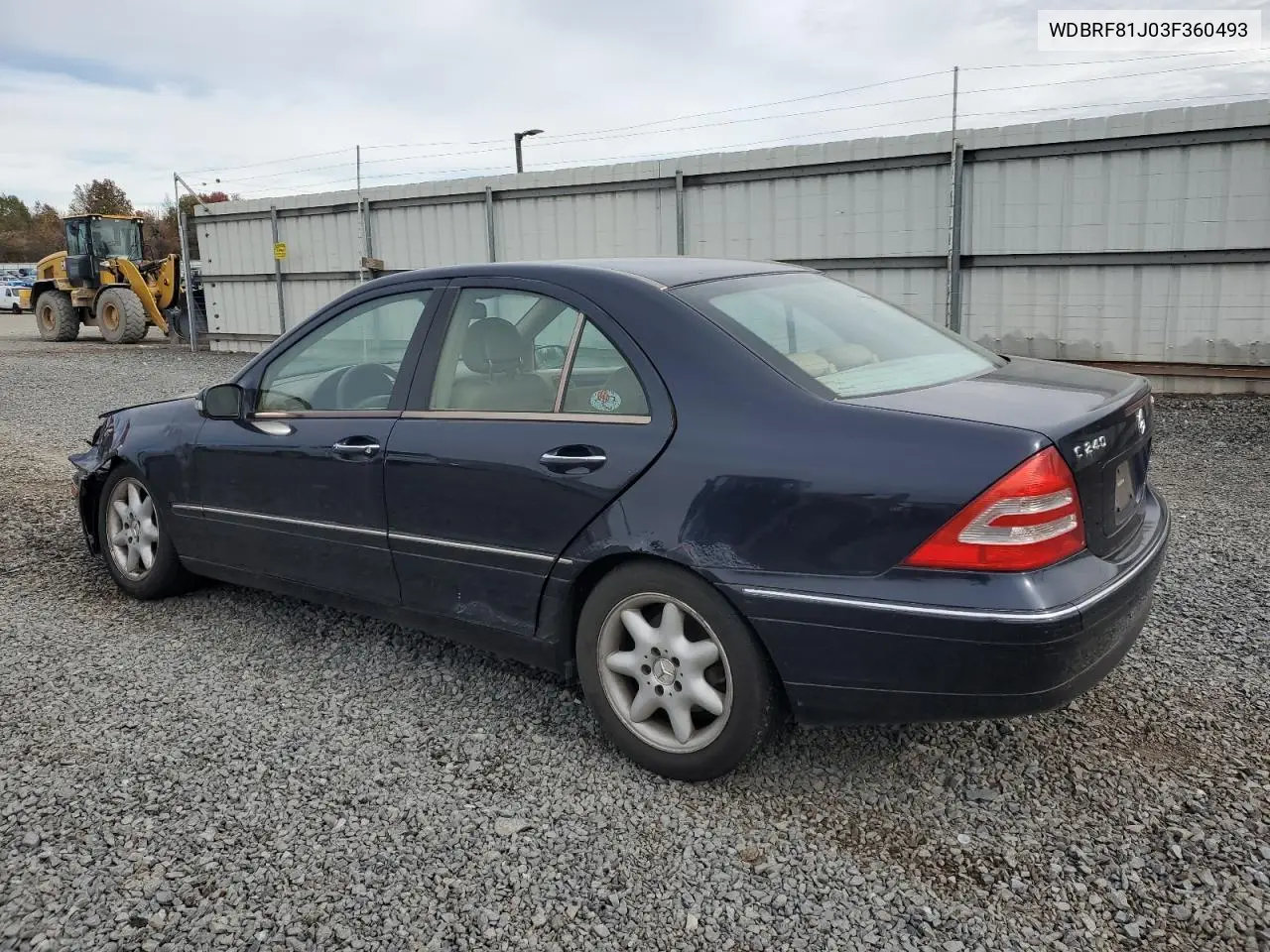 WDBRF81J03F360493 2003 Mercedes-Benz C 240 4Matic