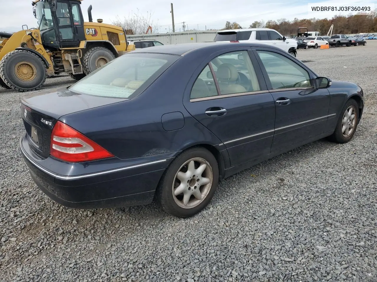 WDBRF81J03F360493 2003 Mercedes-Benz C 240 4Matic
