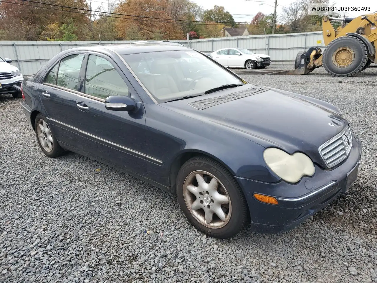 WDBRF81J03F360493 2003 Mercedes-Benz C 240 4Matic