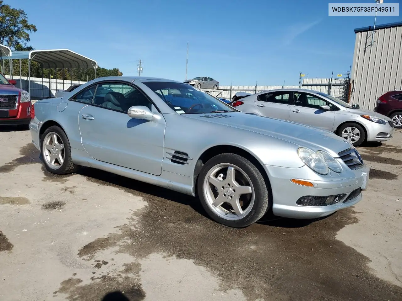 WDBSK75F33F049511 2003 Mercedes-Benz Sl 500R