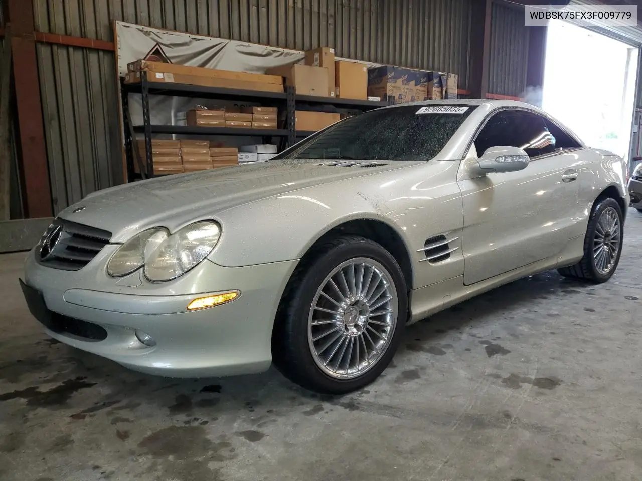 WDBSK75FX3F009779 2003 Mercedes-Benz Sl 500R