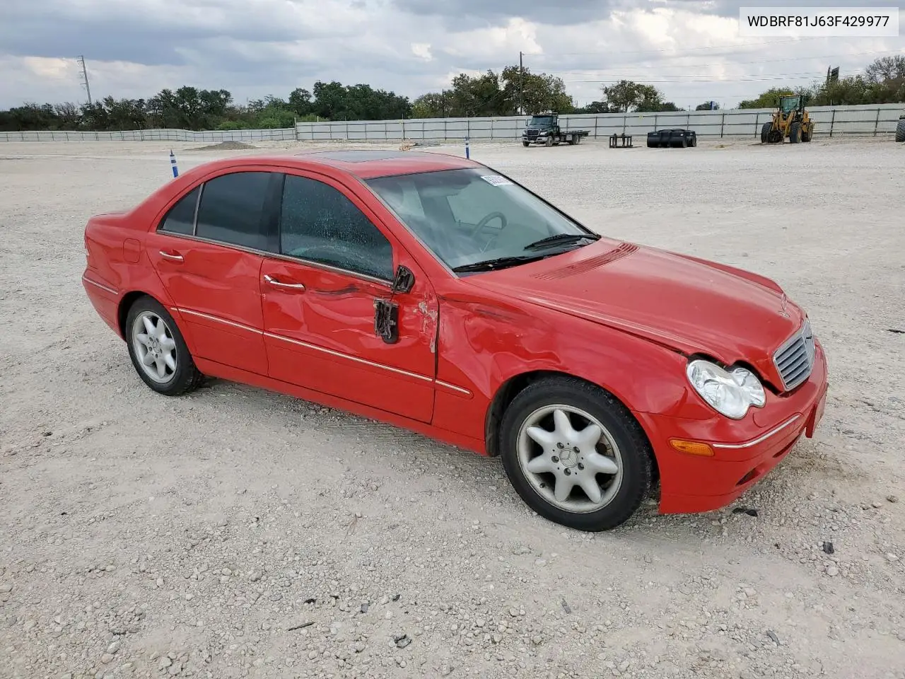 WDBRF81J63F429977 2003 Mercedes-Benz C 240 4Matic