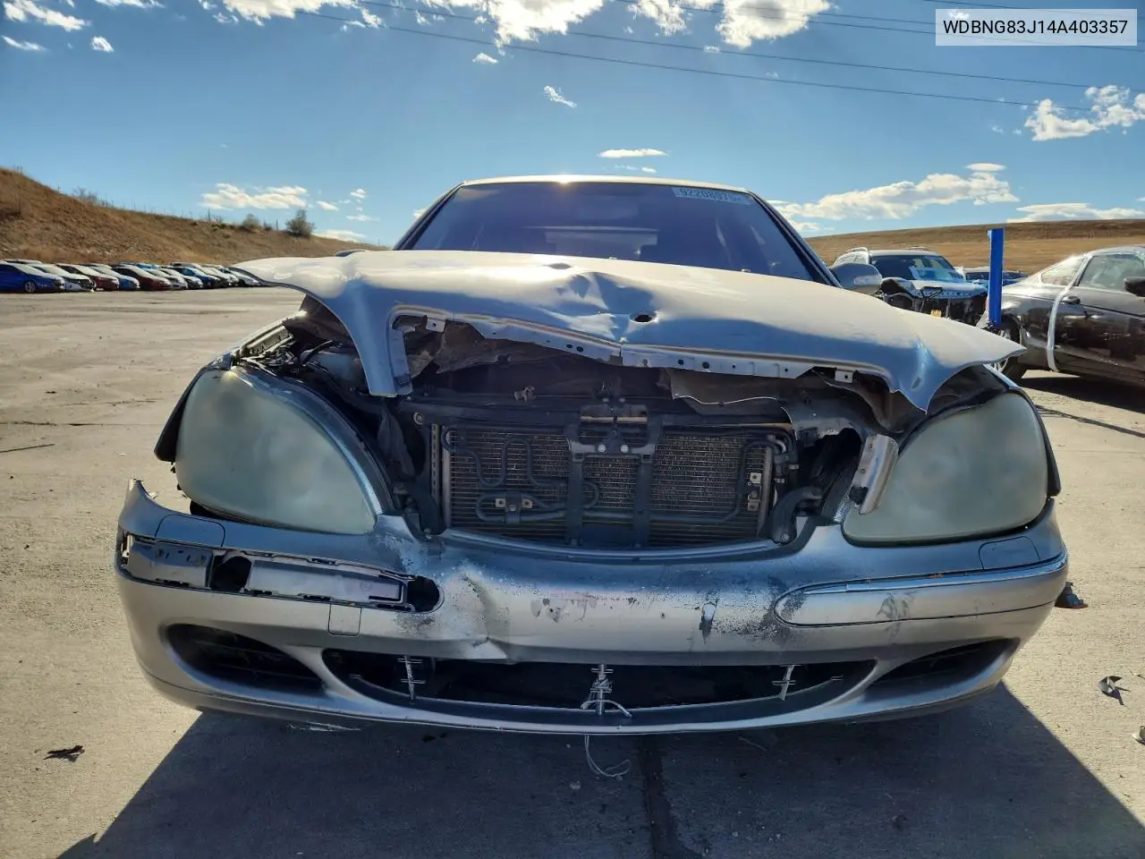 WDBNG83J14A403357 2004 Mercedes-Benz S 430 4Matic