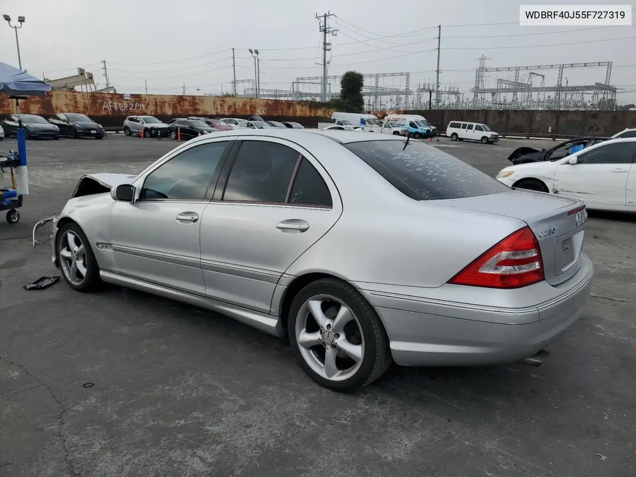 WDBRF40J55F727319 2005 Mercedes-Benz C 230K Sport Sedan
