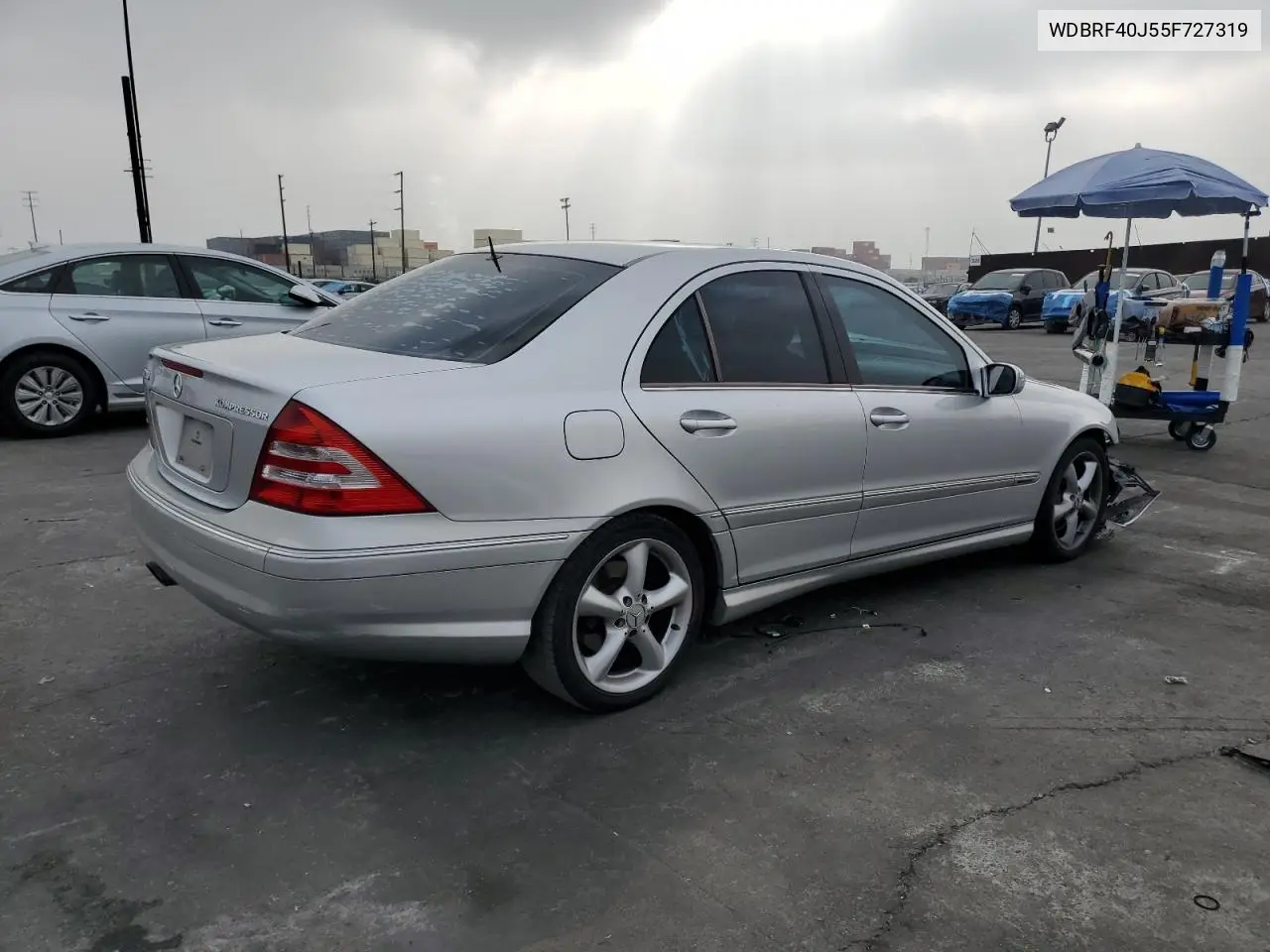 WDBRF40J55F727319 2005 Mercedes-Benz C 230K Sport Sedan