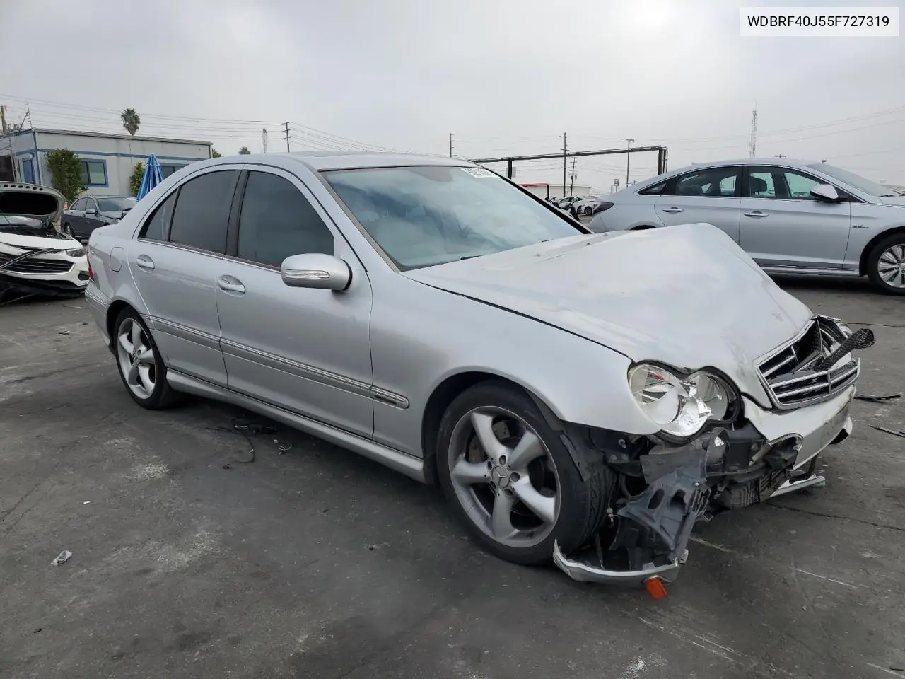 WDBRF40J55F727319 2005 Mercedes-Benz C 230K Sport Sedan