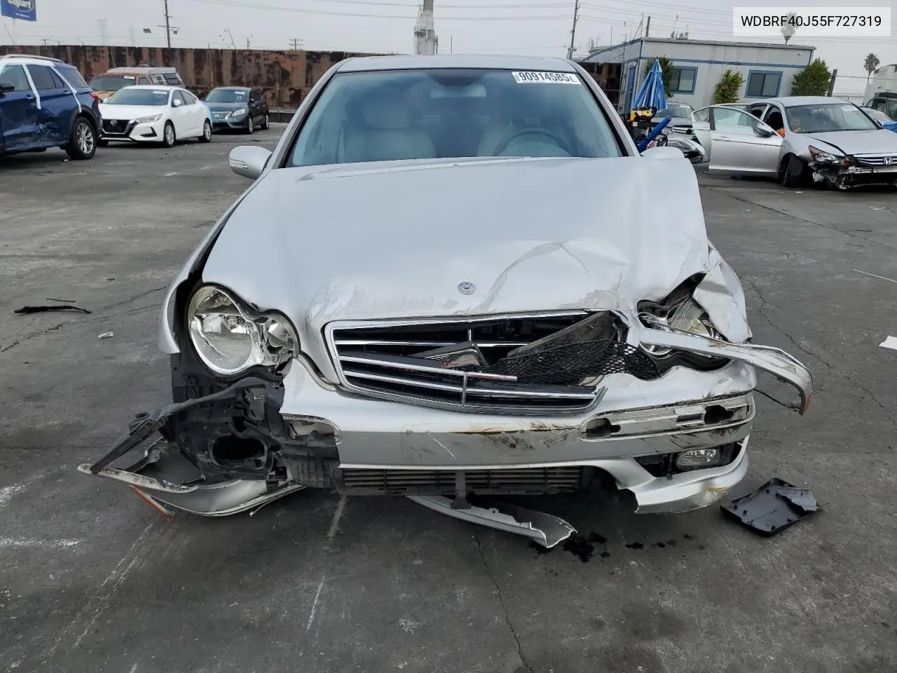 WDBRF40J55F727319 2005 Mercedes-Benz C 230K Sport Sedan