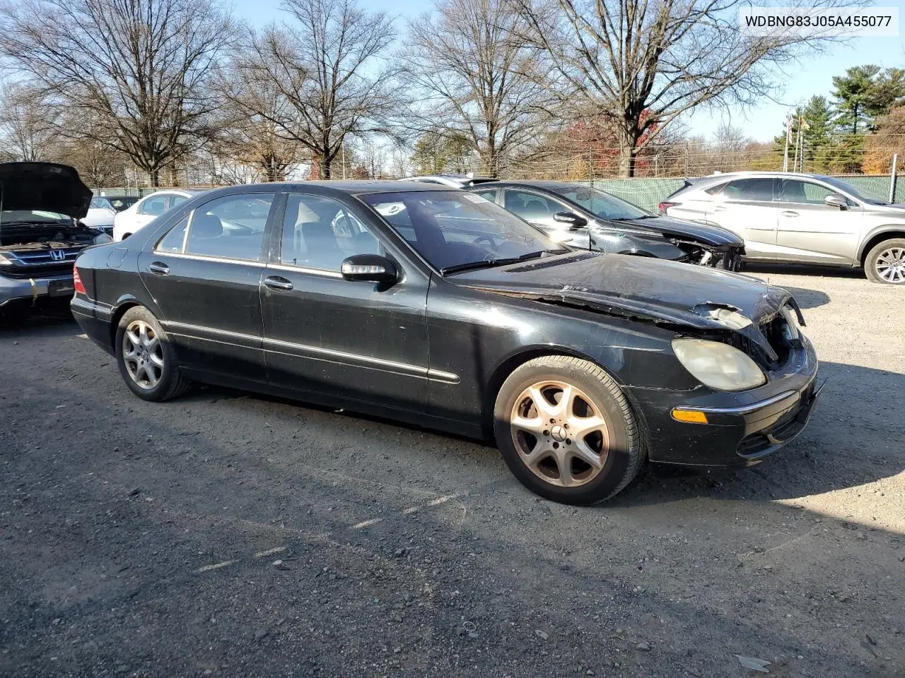 WDBNG83J05A455077 2005 Mercedes-Benz S 430 4Matic