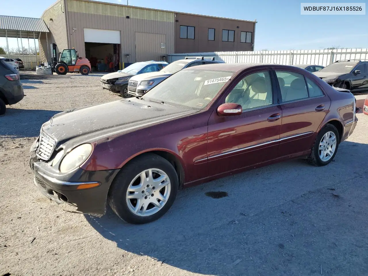 WDBUF87J16X185526 2006 Mercedes-Benz E 350 4Matic