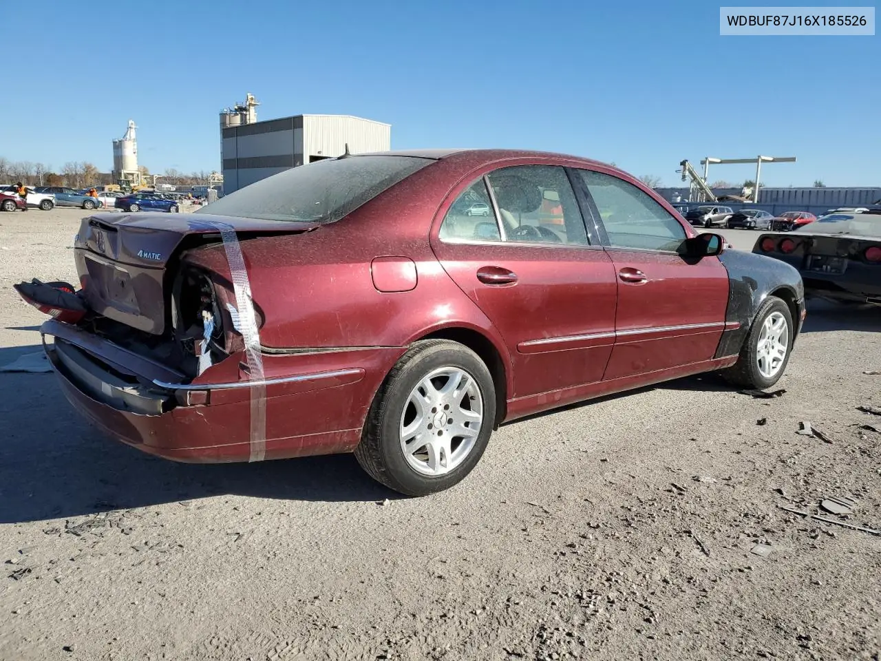 WDBUF87J16X185526 2006 Mercedes-Benz E 350 4Matic