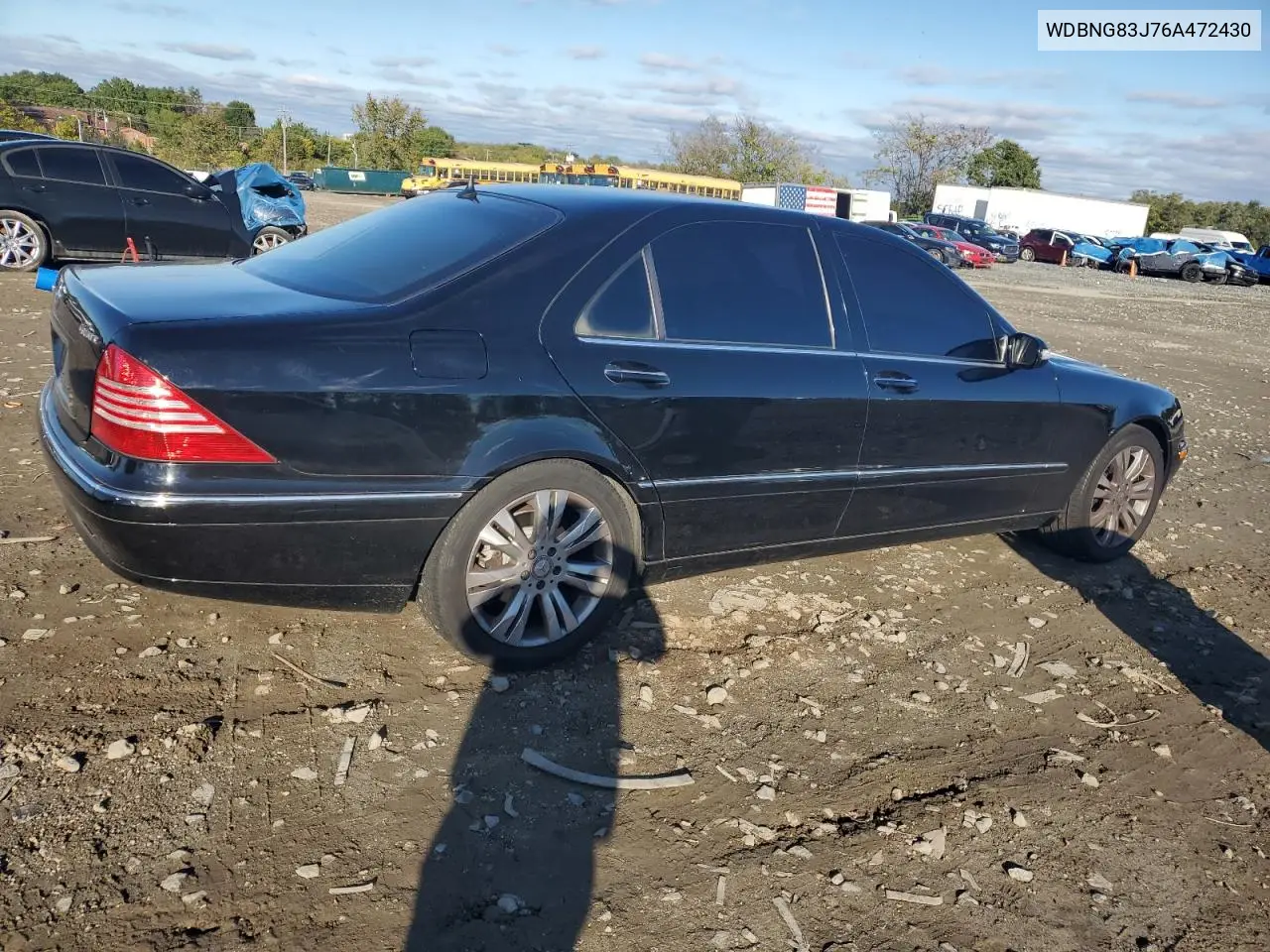 WDBNG83J76A472430 2006 Mercedes-Benz S 430 4Matic