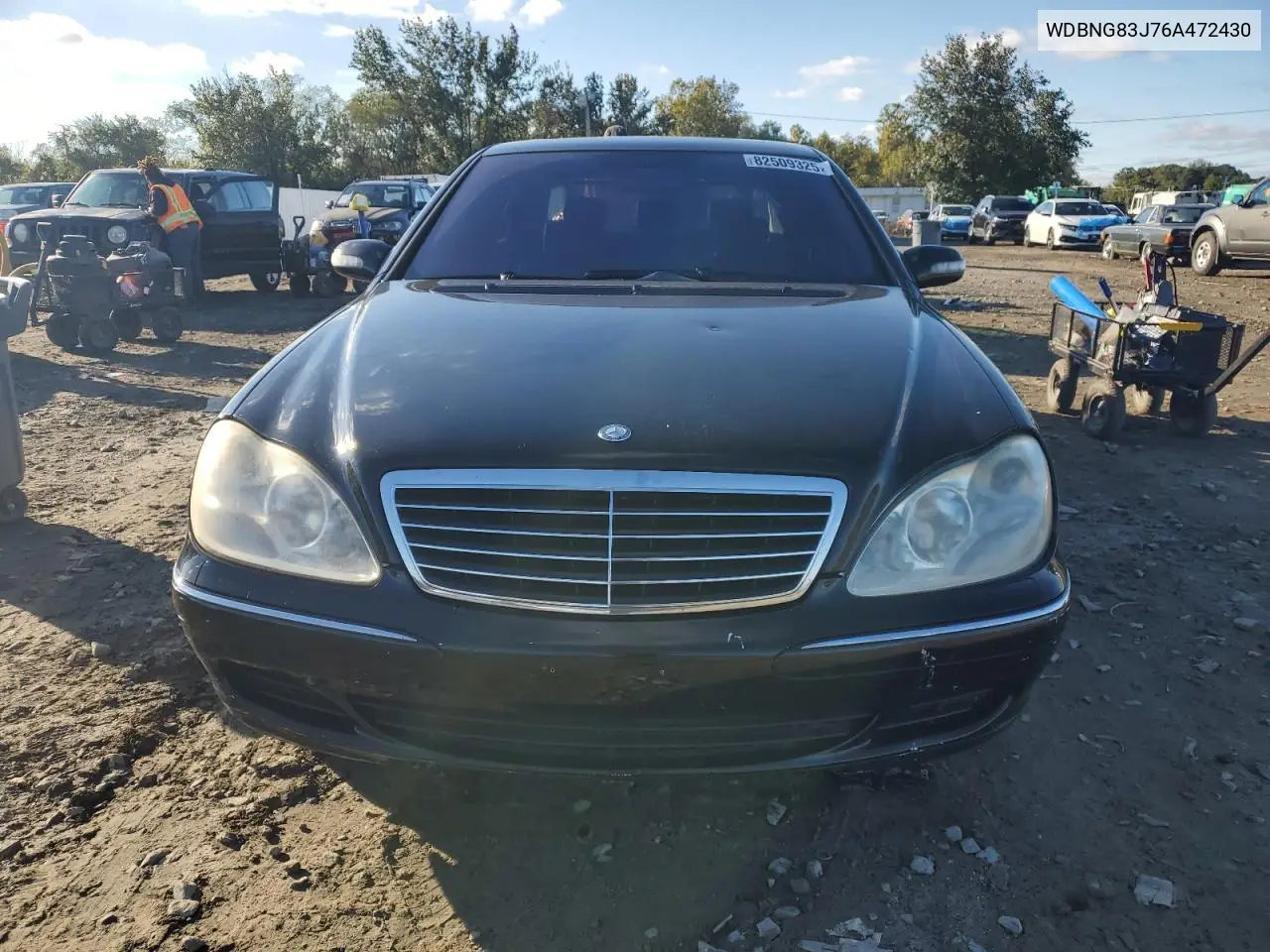 WDBNG83J76A472430 2006 Mercedes-Benz S 430 4Matic